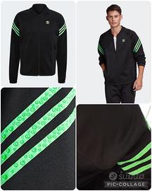 Jacket tracktop Adidas x Swarovski black green L