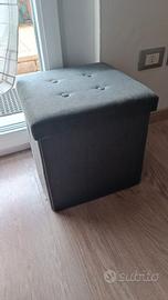 Pouf contenitore quadrato