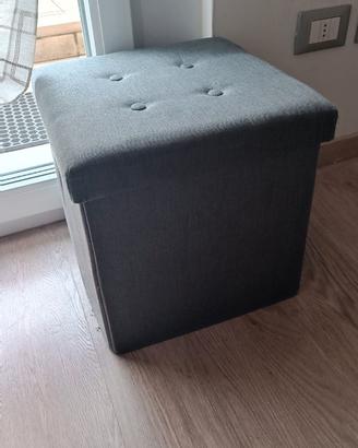 Pouf contenitore quadrato