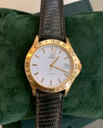 orologio zenith in oro 18kt mod eviper