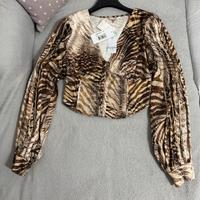 Camicia GUESS colore tigre foresta NUOVA