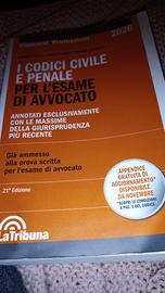 I Codici Civile e Penale per l'Esame di Avvocato