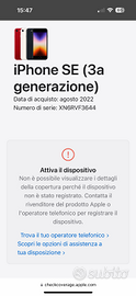 iphone se 3 generazione