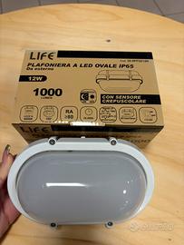 Plafoniera a led ovale