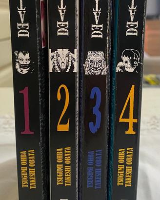 Death Note tomi da 1 a 4