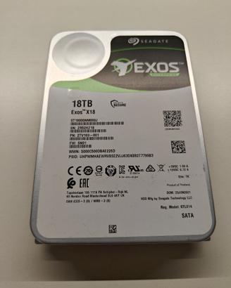 hard disk Seagate Exos enterprise 18TB