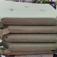 Cuscini per sedia da esterno verdi 40×40