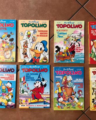 Lotto 8 Topolino  anni 90 + 1 in omaggio
