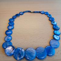 Collana originale pietre venezuelane colore blu