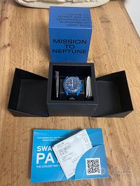 orologio swatch Mission to Neptune NUOVO PELLICOLA