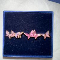 Swarowski Set di Anelli Farfalla