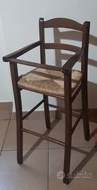 Seggiolone in legno