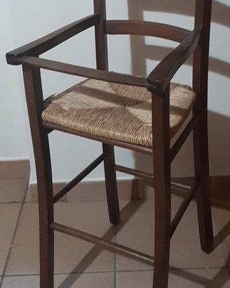 Seggiolone in legno