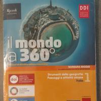 Il mondo a 360° volume 1, libro di geografia 