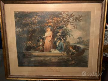 Stampa d’epoca a colori George  Morland