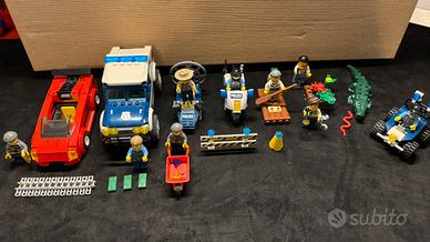 Lotto 3 set LEGO City polizia (Con istruzioni)