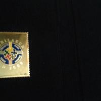 Francobollo in argento giubileo anno 2000