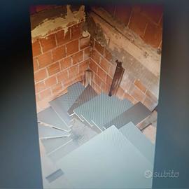 scala in ferro battuto 