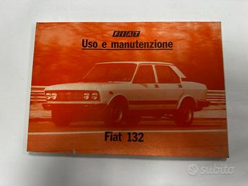 Libretto Fiat 132 manuale uso e manutenzione