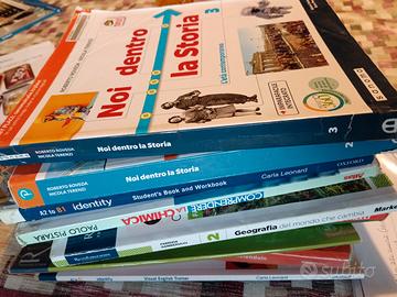 libri scolastici medie e superiori 