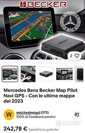 Mercedes Becker map pilot Navigatore GPS