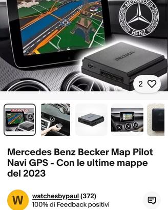 Mercedes Becker map pilot Navigatore GPS