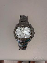Orologio ChronoTech acciaio quadrante bianco
