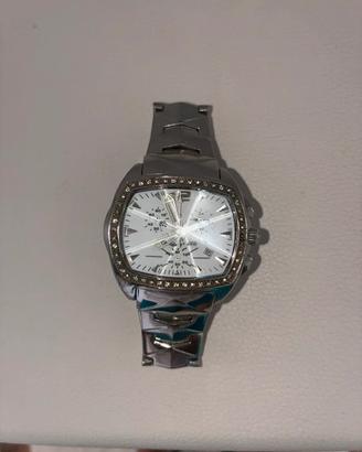 Orologio ChronoTech acciaio quadrante bianco