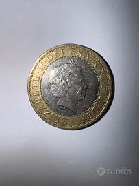 Due sterline 2006 Elisabetta II - moneta rara