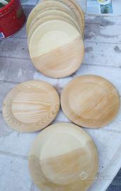 Piattini in legno, bauletto, portafrutta...