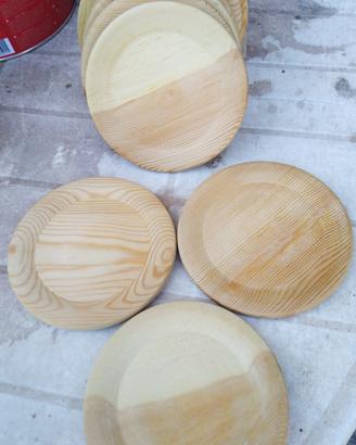 Piattini in legno, bauletto, portafrutta...