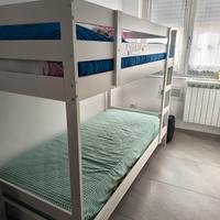 letto a castello + materasso 