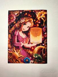 Quadro Rapunzel Disney (Fatto a mano)