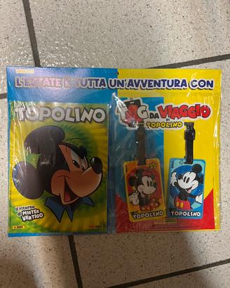 Topolino 3685 con tag da viaggio 2026 Panini