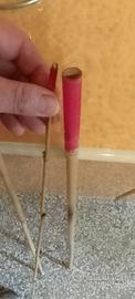 50 pezzi Canna pesca bambù da 3 metri 5€ l'una