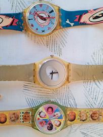 tris di orologi swatch '80 '90