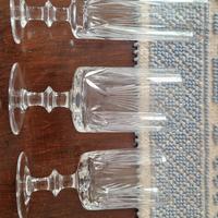 servizio di bicchieri in cristallo