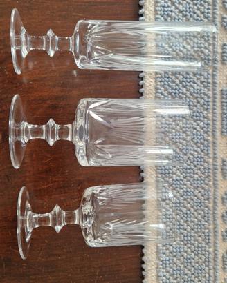 servizio di bicchieri in cristallo