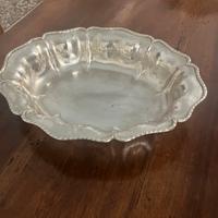 Vassoio in argento porta oggetti