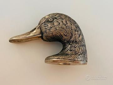 Apribottiglie a forma di testa d'anatra anni 70.