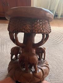 Sgabello in legno