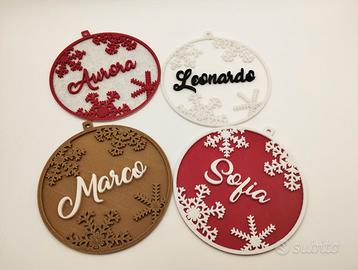 Pallina di Natale decorativa personalizzata