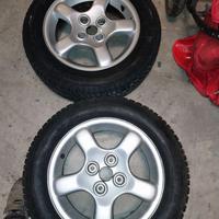 cerchi lega e gomme neve + ruota scorta