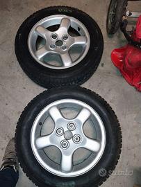 cerchi lega e gomme neve + ruota scorta