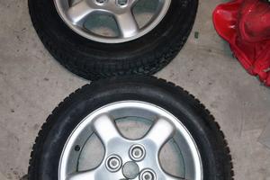 cerchi lega e gomme neve + ruota scorta