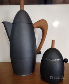 Caffettiera Carlo Giannini "Chicca" e zuccheriera