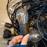 lucine in plastica per esterno 