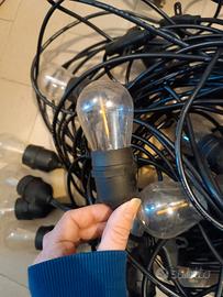 lucine in plastica per esterno 