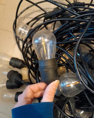 lucine in plastica per esterno 