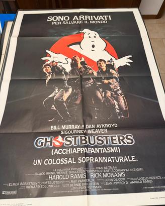 POSTER cinema vinatge ORIGINALE GHOSTBUSTERS